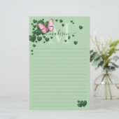 Heart-Shaped Leaves Bouquet Stationery 便箋 (スタンド正面)