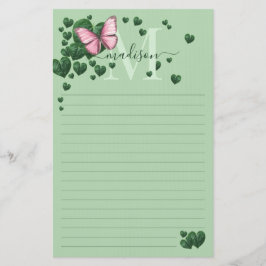 Heart-Shaped Leaves Bouquet Stationery 便箋