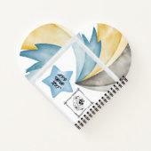 Heart Shaped Personalized Notebook ノートブック (裏面)