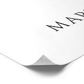 Heart Shaped Photo Collage In Loving Memory ポスター (角)