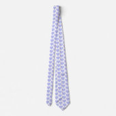Heart Shaped Plaid Pink Blue Pastel Neck Tie ネクタイ (裏面)