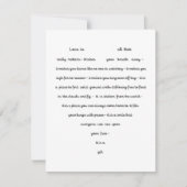 Heart Shaped Poetry Card サンキューカード (正面)