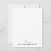 Heart Shaped Poetry Card サンキューカード (裏面)