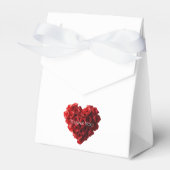 Heart Shaped Red Roses-Wedding Thank you フェイバーボックス (正面サイド)