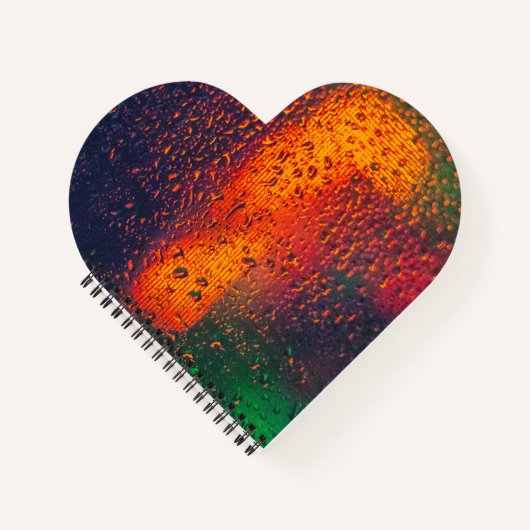 Heart Shaped Spiral Bound Notebook ノートブック (正面)