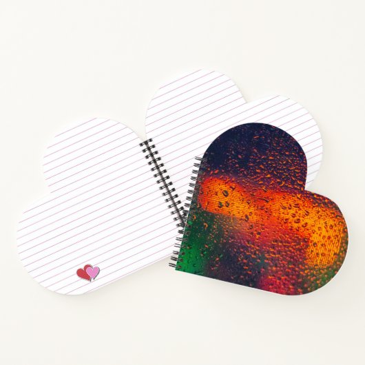 Heart Shaped Spiral Bound Notebook ノートブック (内部)