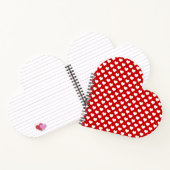 Heart Shaped Spiral Bound Notebook ノートブック (内部)