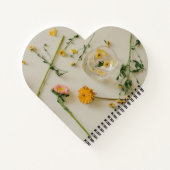 Heart Shaped Spiral Bound Notebook ノートブック (裏面)