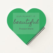 Heart-shaped spiral notebook /carnet à spirale ノートブック (裏面)