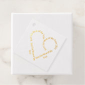 Heart shaped text best cat mom year  フェイバータグ (箱)