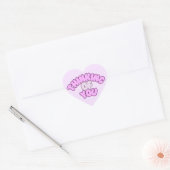 Heart-Shaped “Thinking of You” Sticker ハートシール (封筒)