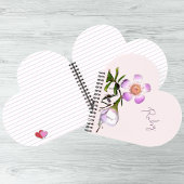 Heart Shaped Wax flower  ノートブック