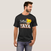 Heart Softball YaYa Cute Sport  Matching Family Tシャツ (正面フル)