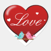 Heart Sticker  ECC ,Pegatina   ハートシール (正面)