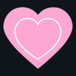 Heart Stickers ハートシール<br><div class="desc">Heart shape stickers are shown in pink and white.</div>