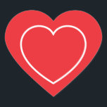 Heart Stickers ハートシール<br><div class="desc">Heart shape stickers are shown in red and white.</div>