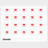 Heart Stickers | Personalized Craft Decals ハートシール (シート)