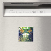 Heart Stream - Golden Hummingbirds Magnet マグネット (インサイチュ (食洗機))