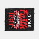 Heart Surgery Heart Disease Awareness  フリースブランケット (正面(横))