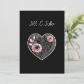 Heart Thank You Note Quilling Wedding   サンキューカード (スタンド正面)