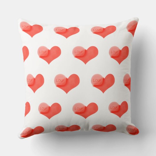 Heart that says Love for Mom クッション (裏面)