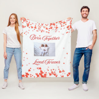 Heart Theme Twin  フリースブランケット