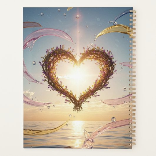 Heart Themed Minimalist Planner プランナー手帳 (裏面)