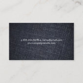 Heart Thread Needle | Denim Material 名刺 (裏面)