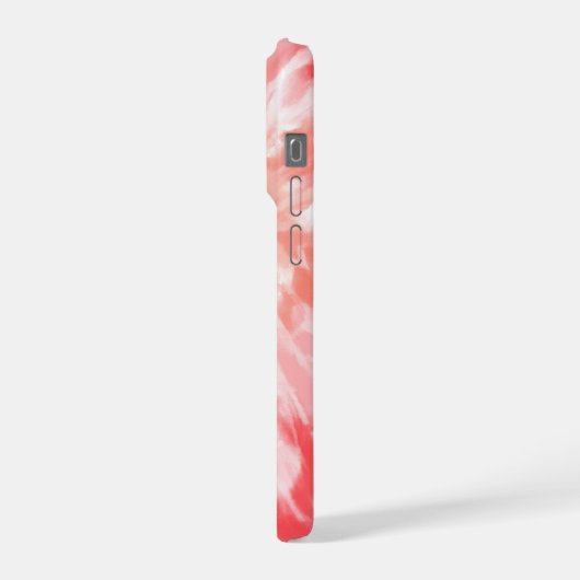 Heart Tie Dye Monogram  iPhoneケース (左側面)