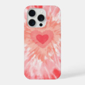 Heart Tie Dye Monogram  iPhoneケース (裏面)