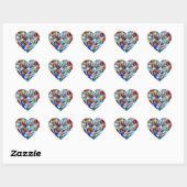 Heart Tile Art Stickers ハートシール (シート)
