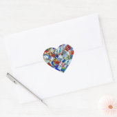Heart Tile Art Stickers ハートシール (封筒)