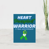 Heart Transplant 5 Year Anniversary Warrior Patien カード (正面)