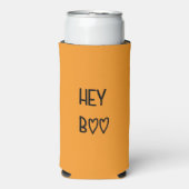 Heart Typography Hey Boo スリム缶クーラー (Seltzer正面)