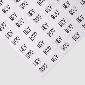 Heart Typography Hey Boo 薄葉紙 (詳細)