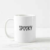 Heart Typography spooky コーヒーマグカップ (左)