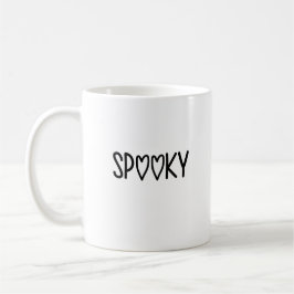 Heart Typography spooky コーヒーマグカップ