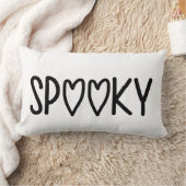 Heart Typography spooky ランバークッション (ブランケット)