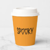 Heart Typography spooky 紙コップ (裏面)
