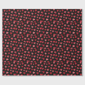Heart Valentines Day Love Heart Wrapping Paper ラッピングペーパー (フラット)