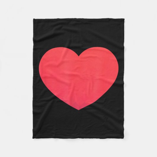 Heart Valentines Day Shirt - Graphic Novelty Love フリースブランケット (正面)