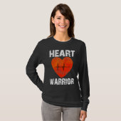 Heart Warrior CHD Awareness Present Congenital Hea Tシャツ (正面フル)