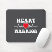 Heart Warrior Heart Disease Awareness Month Red He マウスパッド (マウス)
