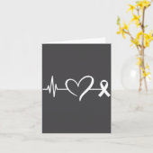 Heart Warrior Heartbeat American Heart Disease Awa カード (黄色い花)