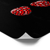 Heart Warrior Messy Bun Go Red - Heart Disease Awa ポスター (角)