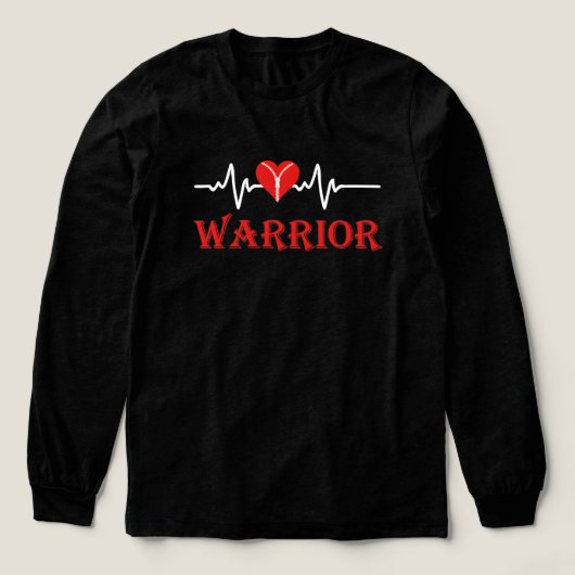 Heart Warrior Zipper Heart トライブレンドＴシャツ (デザイン正面)