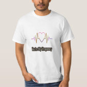 Heart WaveForm Tシャツ (正面)