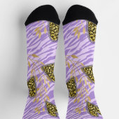 heart, with leopard  ソックス (上部)