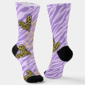 heart, with leopard  ソックス (傾斜あり)