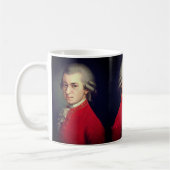 ♥ Heart Wolfgang Amadeus Mozart with signature ♥ コーヒーマグカップ (左)